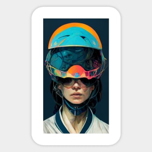 Future Human - 030 - Cyclist Sticker